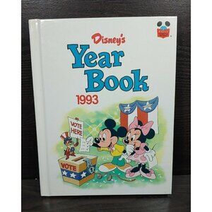 Disney's Year Book 1993 Picture Learning Comic Young Adults Hardcover Book